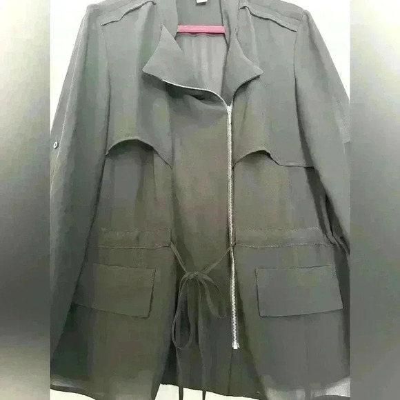 Christopher & Bank Black Long Sleeve Women's Blazer (342) - Picture 6 of 12